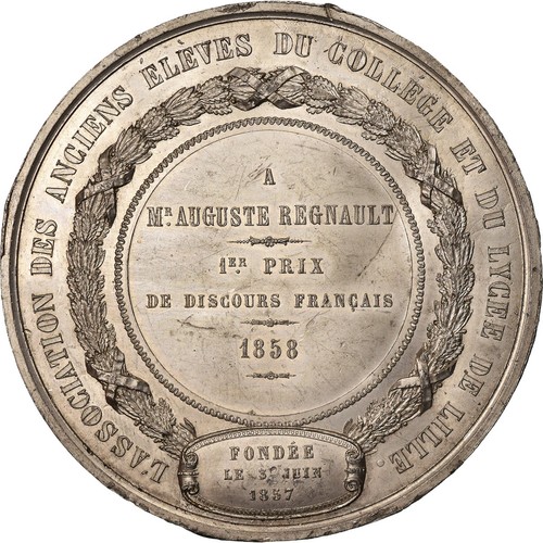 Frankreich medaille second - frankreich,, medaille,