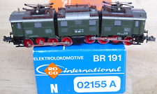 Roco 02155A N Altbau-Stangen-E-Lok Elektro-Lok der DB BR 191 001-7 mit Licht OVP