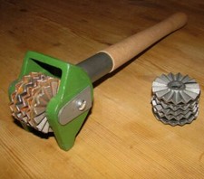 SCHLEIFSCHEIBEN ABRICHTER B35 mit Hartguss Wellscheiben D50x35 Bo10mm Ritzer