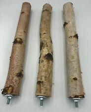 3 Sitzstangen aus Birke für