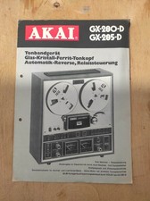 AKAI GX-280 GX-285 D Prospekt