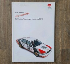 Audi V8 DTM D11 Prospekt/brochure/folleto/opuscolo/broszura/prospectus/broschyr