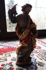 Religiöse Holzfigur Heiliger