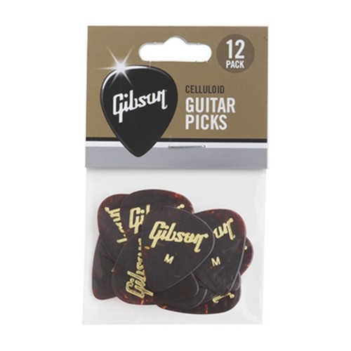 Gibson tortoise picks - tortoise, medium