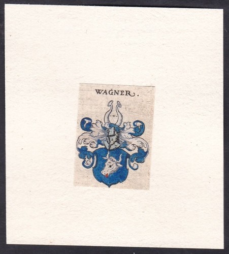 Wagner wappen coat arms - coat, of