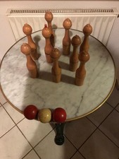 Tischkegelspiel antik