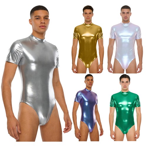 Herren metallic bodysuit - herren,