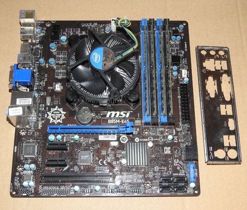 Msi b85m e45 mainboard - b85m-e45, bundle