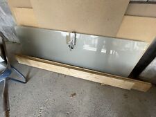 Komplettset Glastür Klarglas. Beschlagset Edelstahl. Foliert mit Milchglasfolie.