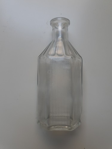 Alte glasflasche - alte, (essig,maggi)