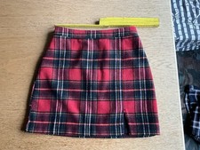 Rock mini XS, Rot Kariert, Caro, Hollister, bund dehnbar, guter Zustand