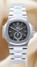 Patek Philippe Nautilus Annual Calendar Mondphase Stahl Schwarz 5726/1A-001 Or