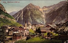 Ak Göschenen Kanton Uri, Blick auf den Ort - 2889784