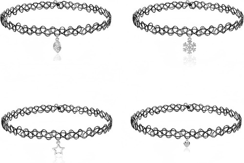 Choker halskette sets 4 - sets,,