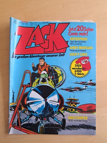 Zack comic jahrgang - jahrgang, heft