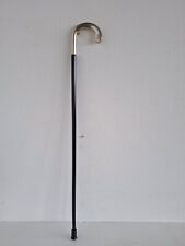 Jugendstil Gehstock Flanierstock Griff versilbert um 1900 L 88 cm