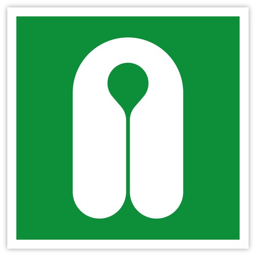 Aufkleber rettungszeichen - aufkleber,