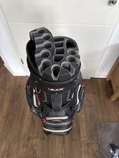 BIG MAX AQUA Silencio 4 Golf Cartbag - 100% Wasserdicht Schwarz