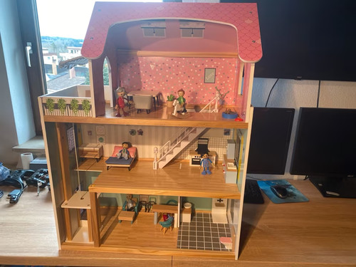 Haba little friends puppenhaus - little,