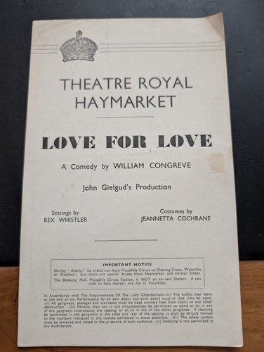 Love for theater royal - for,