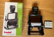 trodat professional 5203 selbstfärbend BEZAHLT, EMPFANGEN, GEFAXT, VERSCHICKT Stempel