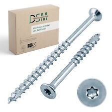 Holzbauschrauben Senkkopf TX-Antrieb, verzinkt Konstruktionsschrauben Ø6-10 mm