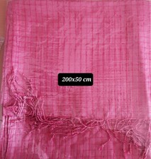 Seidenschal Tuch 100% Seide 200x50  cm rose