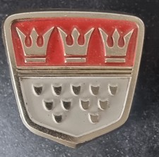Emblem "FORD-Krone" Kotflügel  für FORD 17M (P2) und andere - original  kein rep