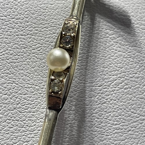 Gold double stab - gold, mit