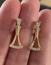 585 Rotgold Ohrringe 585 Rotgold Ohrringe russisches Rotgold