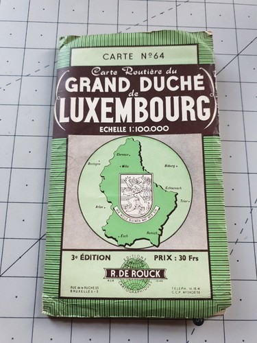 Map grand duche - duche, de