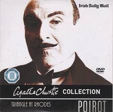 POIROT Triangle at Rhodes ( IRISH DAILY MAIL Newspaper DVD ) Agatha Christie