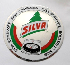 Werbe-Aufleber Silva Kompass damit die Richtung stimmt Outdoor Wandern Survival