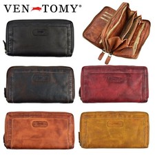 Portemonnaie Damen Geldbörse Portmonee Börse Geldbeute Echt Leder Ven Tomy Neu
