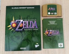 Zelda Majora‘s Mask Nintendo 64  PAL  Modul  Anleitung und Spiele Berater Gebr.