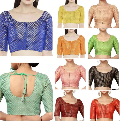 Damen brokat designer sari - brokat,