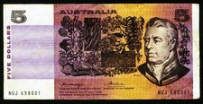 AUSTRALIEN. 5 Dollars 1976