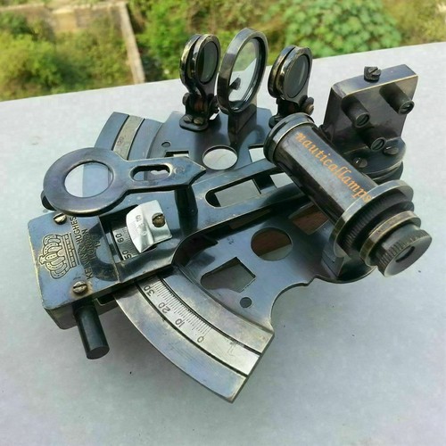 Antike messing sextant - messing,