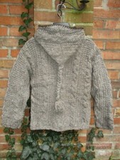 Wolljacke Kinder grau