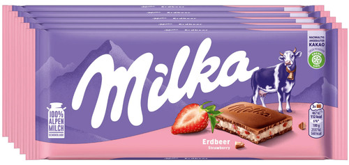 Milka erdbeer schokolade - milka,