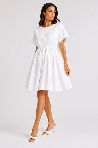 Twinset damen popeline kleid - popeline,