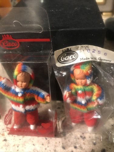 Caco biegepuppen zwillingspaar - biegepuppen,