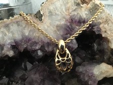 Vintage Halskette und Ohrclip