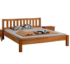 Vaja Massivholzbett Kernbuche