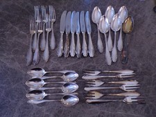 WMF Modell 2200 Vorspeisenbesteck für 6 Personen 30 Teile Silber 90er TOP !!