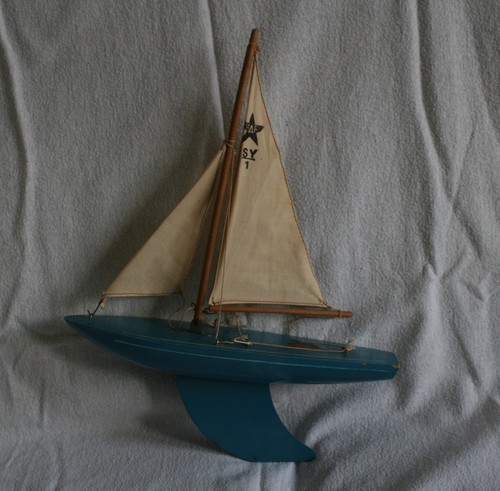 Vintage star yacht blau - yacht, sy