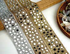 FCL Indische Metallic Spitze