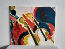 H578-Abstraktes-Bild-Öl auf
