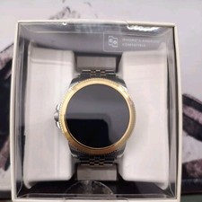 Fossil GEN 5E Smartwatch 44 mm Edelstahlgehäuse mit Edelstahlarmband Silber/Gold
