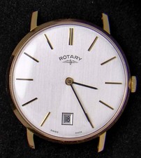 Rotary Thin Silver Dial Date
